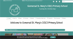 Desktop Screenshot of gomersalstmarys.co.uk