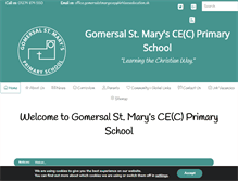 Tablet Screenshot of gomersalstmarys.co.uk